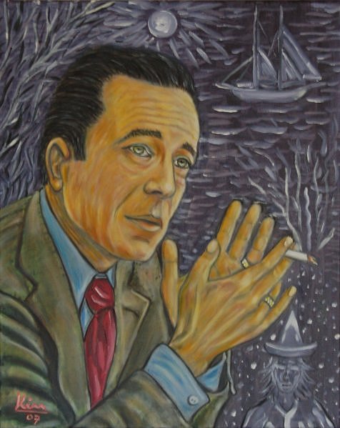Oil Painting > Pond Life ( Humphrey Bogart )